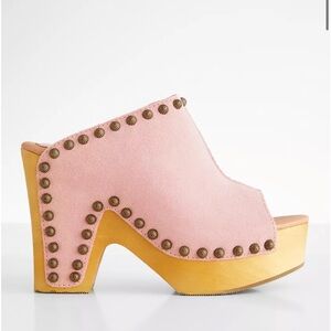 Dingo Peace N' Love Clogs 4” Heels.